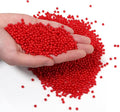 2500pcs Red 4mm Pearl Beads by chuyau