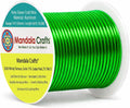 Mandala Crafts 14 Gauge Kelly Green Anodized Aluminum Craft Wire, 60 FT | by MandalaCrafts