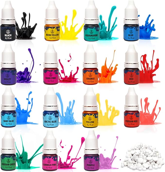 Liquid Candle Wax Dye for Soy Candle Making by ALEXES