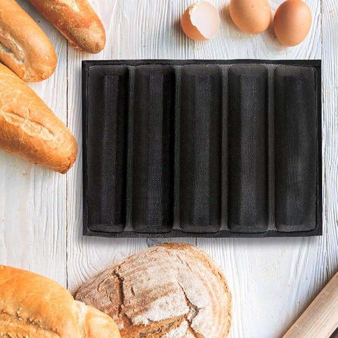 Baker Boutique Silicone Bread Mold 5 Loaf Baking Mould Flexible Reusable Forms - Image 7