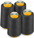 AK TRADING CO. 4-Pack Dark Gray All Purpose Sewing Thread Cones of High Tensile by Fabrics%7CEventDecor%7CCrafts%7CUpholsteryFoam