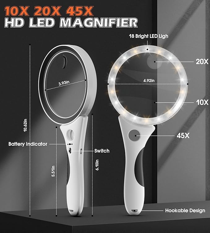 Rechargeable Magnifying Glass - Image 7