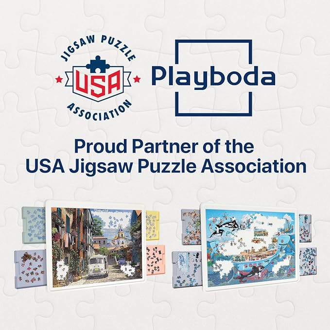 Playboda 1000 Pieces Rotating Plastic Puzzle Board - Image 4