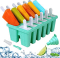 Silicone Popsicle Molds 12-cavity, DIY Ice Pop Mold by Choicy
