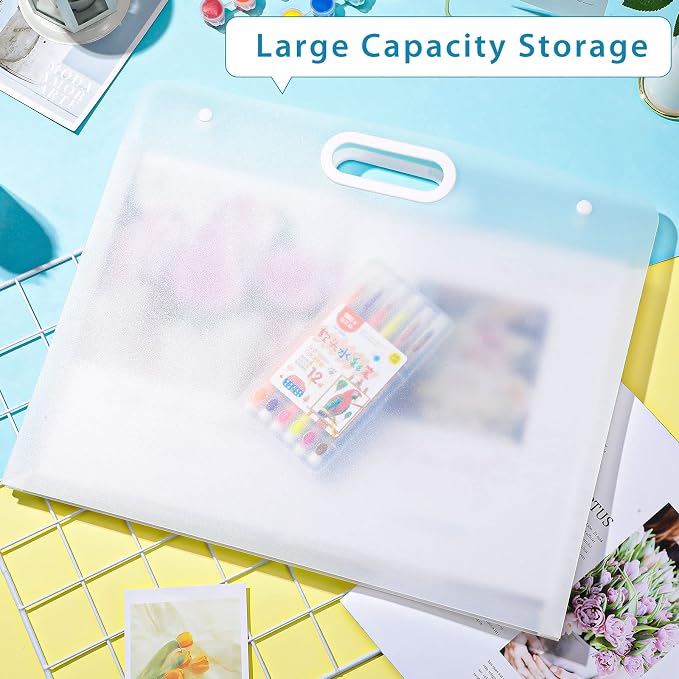 Chinco 2 Pcs Plastic Art Portfolio Bag - Image 7