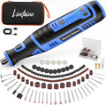 8V Cordless Rotary Tool Kit with 135pcs Accessories, 2.8Ah Battery Rechargeable Engraving Pen with LED Light, 5-Speed 30000RPM Power Rotary Tools for Drilling Grinding Sanding Polishing Cutting
