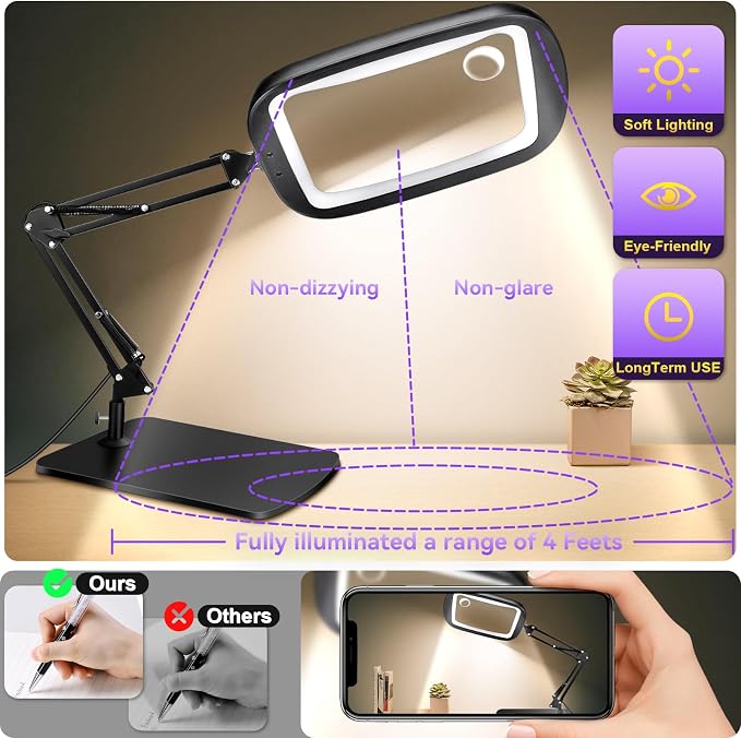 10X 30X Extra Large Magnifying Glass - Image 4