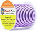 Mandala Crafts 8 Gauge Lavender Anodized Aluminum Craft Wire, 32 FT | Colored by MandalaCrafts