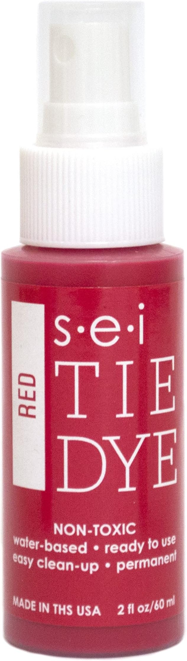 S·E·I S.E.I Red Tie Dye Spray Bottle, 2- Ounces, Fabric Spray Dye by SEI