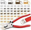 mankk 40PCS 1 inch Key Fob Hardware Set by mankk