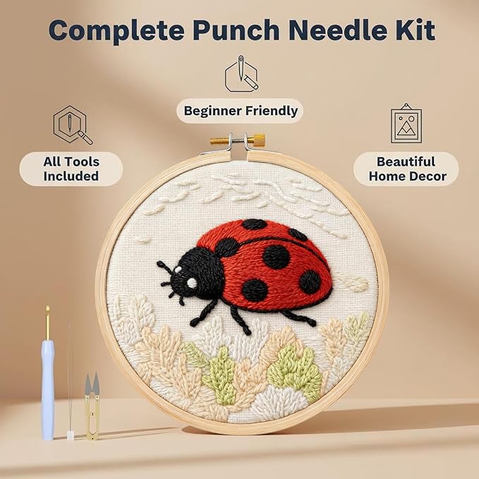 AohaiNova Punch Needle Kits for Adults Beginner, Punch Needle Starter Kit Easy - Image 2
