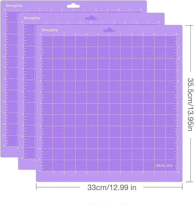 REALIKE 12x12 StrongGrip Cutting Mat Compatible - Image 2