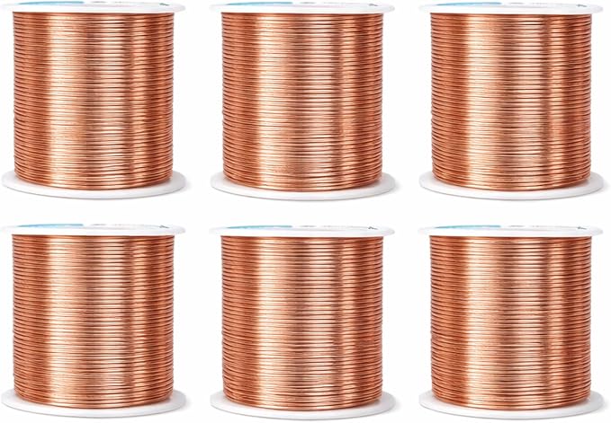 Mandala Crafts 18 Gauge Rose Gold Tone Combo Anodized Aluminum Craft Wire | 450 - Image 2