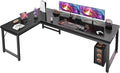 Huuger 63 Inch L Shaped Desk by Huuger