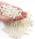 200pcs Creamy White 10mm Pearl Beads by chuyau