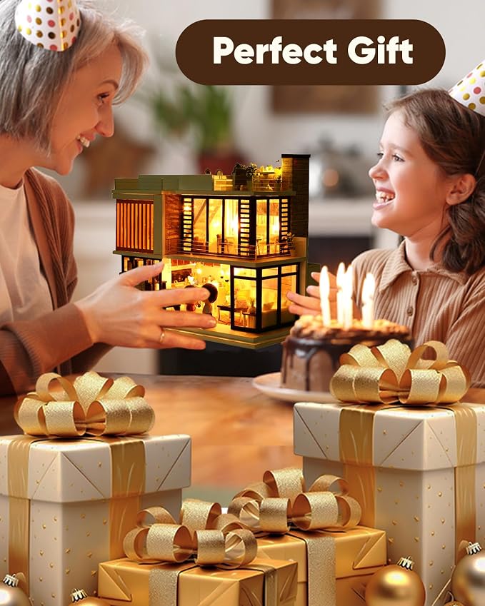 DIY Miniature House Kit, DIY Dollhouse Kit - Image 3
