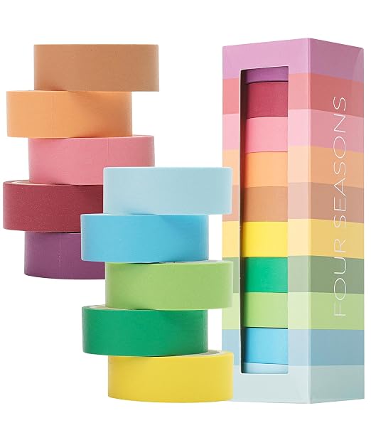 Mr. Pen- Washi Tape Set, 10 Rolls, 5.5 Yards/Roll | Washi Tape by MrPen