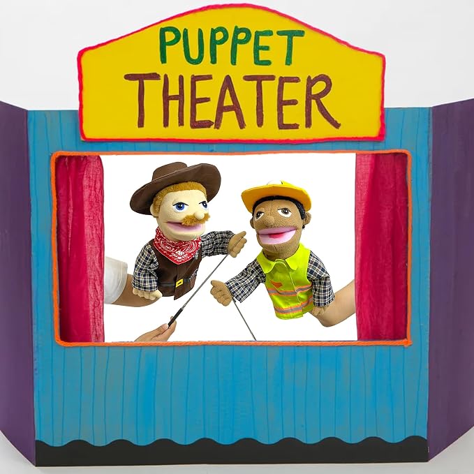 16"Puppets Entriloquist Puppe t, Hand P uppets - Image 6