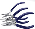 The Beadsmith 3-Piece Pliers Set – Kit Includes: Chain Nose, Round Nose and Flush Cutter with Tungsten Carbide Blades – Make Bracelets, Necklaces & Earrings – Tools for Jewelry Making