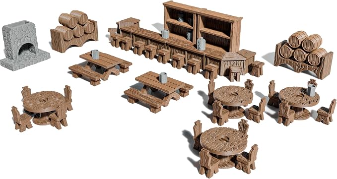 Tavern DND Terrain Set by STAHLHAMMERS