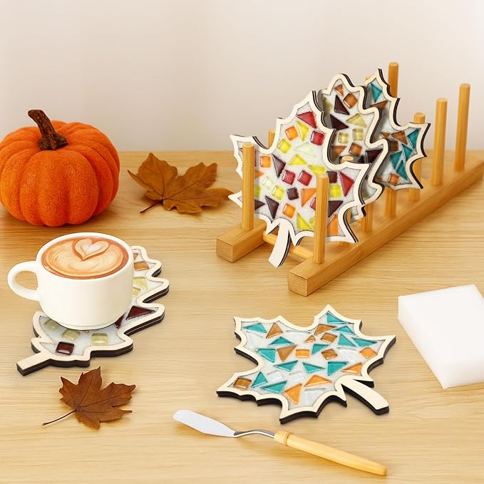 Honeydak 6 Sets DIY Glass Mosaic Tiles - Image 4