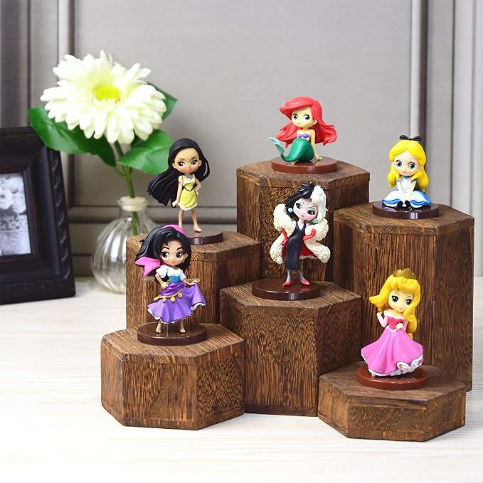 MOOCA Wooden 6 Pcs Hexagon Risers - Image 5