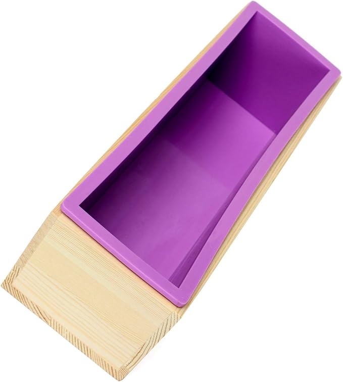 Ogrmar Silicone Soap Molds Kit-42 oz Wooden Silicone Rectangular Mold - Image 3