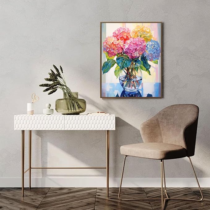 Ausanrl Hydrangea Diamond Painting Kits - Image 7
