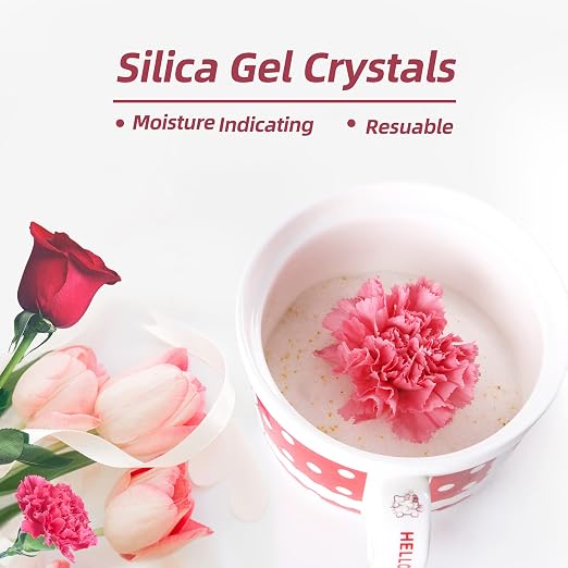 Wisesorb Silica Gel Flower Drying, Silica Gel Flower Drying Crystals, Color - Image 2