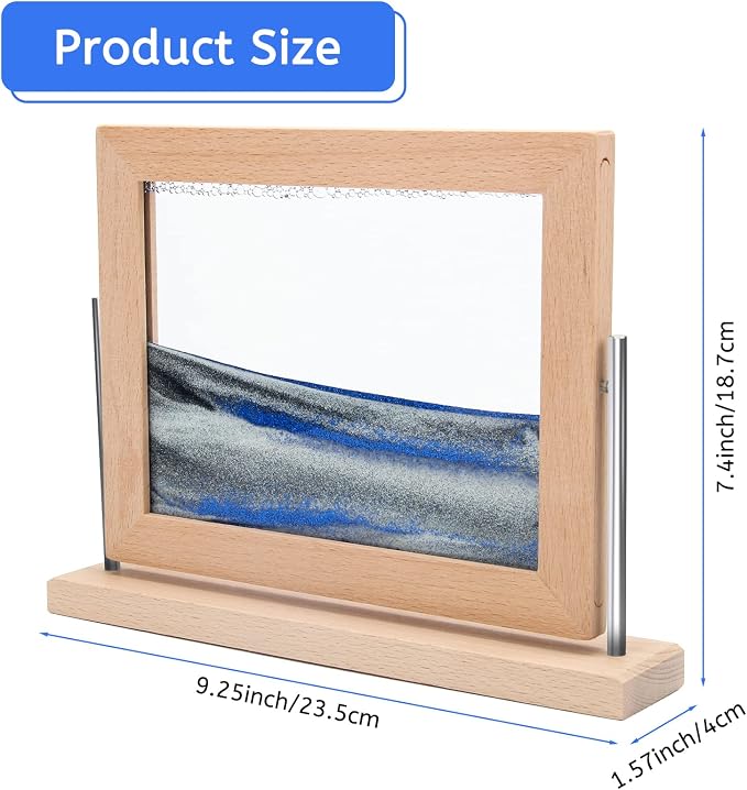Coitak Moving Sand Art Picture, Dynamic Sand Picture, Desktop Moving Sand Art - Image 2