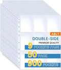 ABLY 900 Pocket Double Sided Card Sleeves, by ABLY