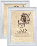 12x16 Picture Frame with Real Glass set of 2-Vintage Frames by TKYGU