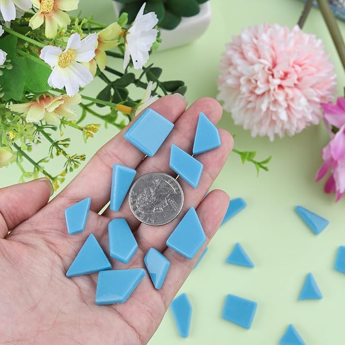 Youway Style Blue Glass Mosaic Tiles - Image 6