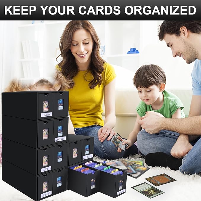 Card Storage Box, 11000+ Trading Card Storage 2000+ Toploader Card Storage Box - Image 8