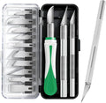 16 Pcs Professional Craft Knife Set, Precision Craft Knife by Unknown