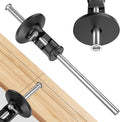 Wheel Marking Gauge Woodworking, Scribe Tool Woodworking, Adjustable 0-12cm, Aluminum & Brass Options, for Parallel Lines, Dovetail Joints & Professional Carpentry (Aluminum)
