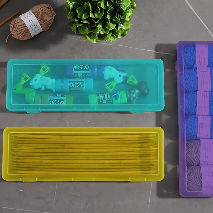 novelinks Plastic Pencil Boxes and Small Plastic Containers - Image 5