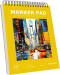 Soucolor Marker Paper Sketchbook, Bleedproof Maker Paper 9"x12" | Professional by Soucolor
