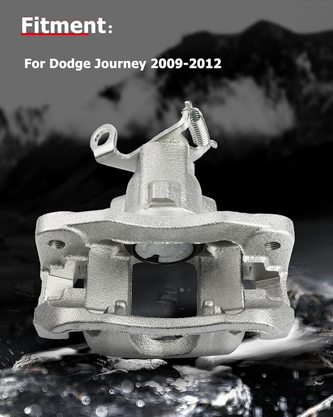 cciyu Rear Right Brake Caliper Assembly w/Bracket 18B5176 For Dodge For Journey 2.4L 2009-2012,For Dodge For Journey 3.5L 2009-2010,For Dodge For Journey 3.6L 2011-2012