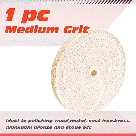 6x1x1 Inch Sisal Polishing Wheel, 150×25mm