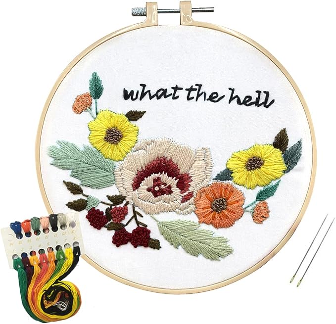 Louise Maelys Flower Embroidery Kits by LouiseMaelys