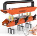 Three-Station Edge Roller Bender,0-90° Bending Angle Bending Metal Roofing Materials,Adjustable for Making 5/8" to 4" (16 to 102 MM) Bends in 29 to 22-Gauge Steel,Large Sheet Metal Bender