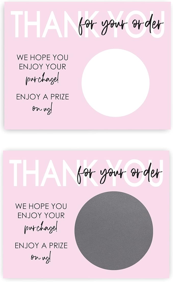 My Scratch Offs Small Business Thank you Promotion DIY Make Your Own Scratch - Image 6