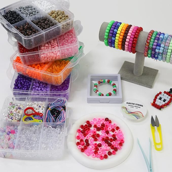 LIS HEGENSA Pony Beads Bulk, Kandi Beads - Image 5