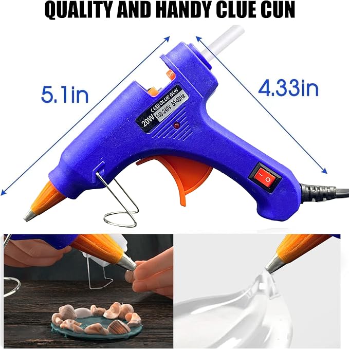 Mini Hot Glue Gun 10pcs Glue Stick Hot Glue Gun Set - Image 5
