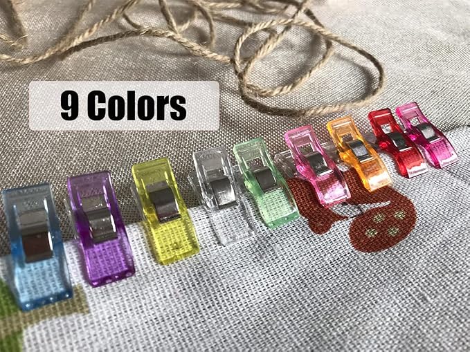 Sewing Clips, Sewing Clips for Fabric, Fabric Clips for Sewing and Quilting - Image 3