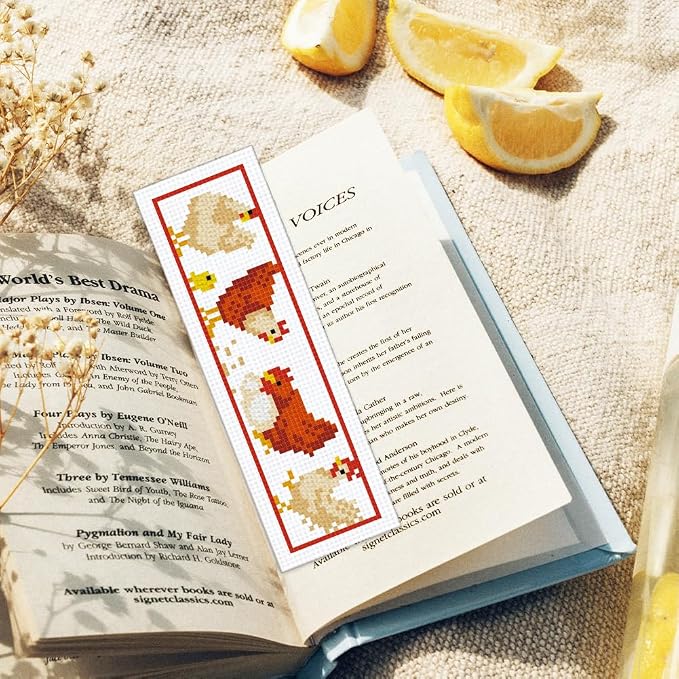 ORIGACH 6 Pcs Cross Stitch Bookmark Kit - Image 7