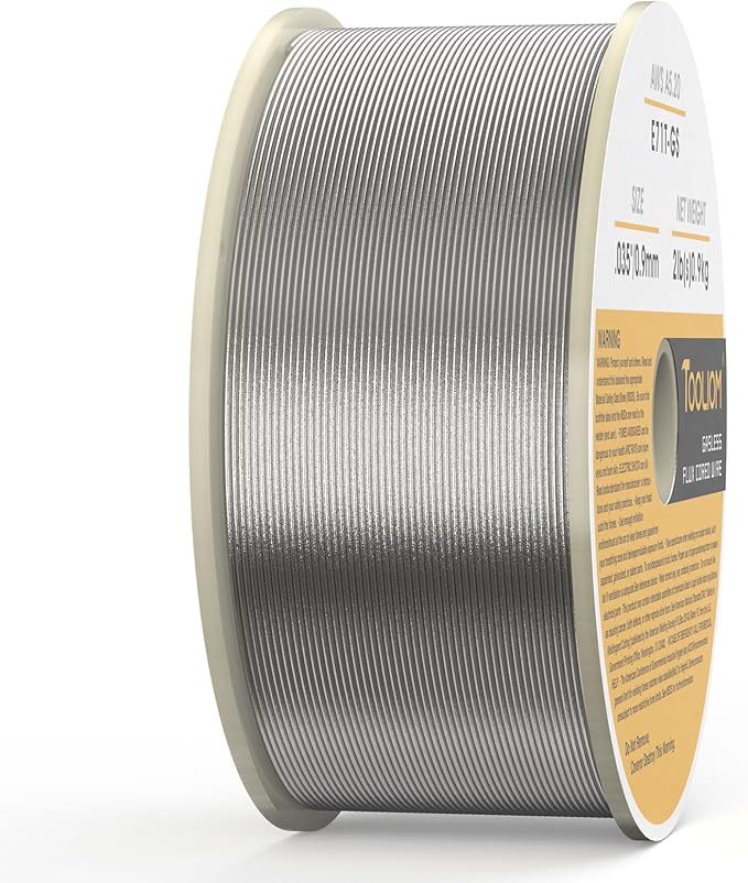 TOOLIOM E71T-GS .035" Diameter 2-Pound Spool Flux Core Self-shielded Carbon Steel MIG Welding Wire