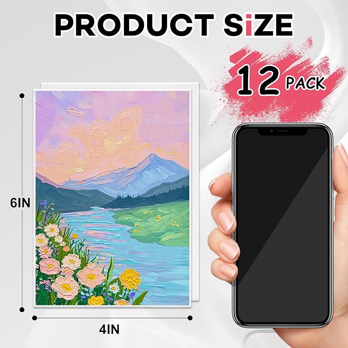 ESRICH 12 Pack 4x6 Inch Small Canvases - Image 2