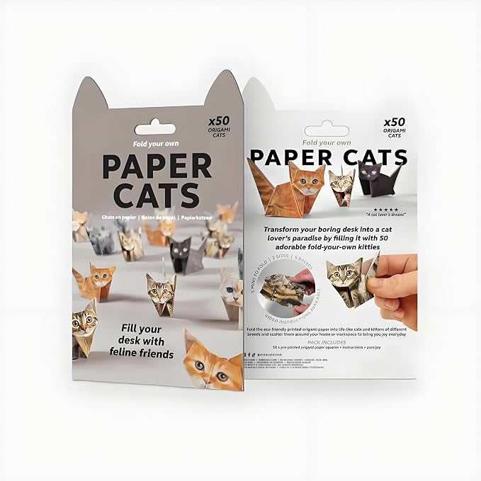 DIY Paper Cats Origami Kit, Fun Creative Art Project, Creative Handicraft Gift - Image 6